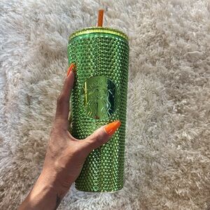 Starbucks Emerald Green Textured Tumbler